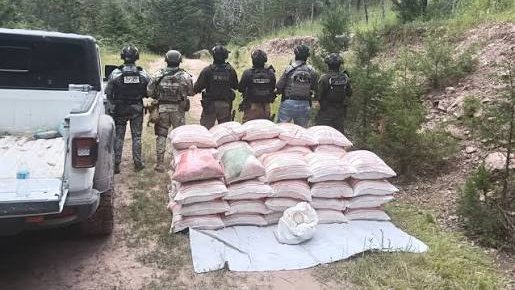 Decomisan una tonelada de explosivos en la sierra Tarahumara