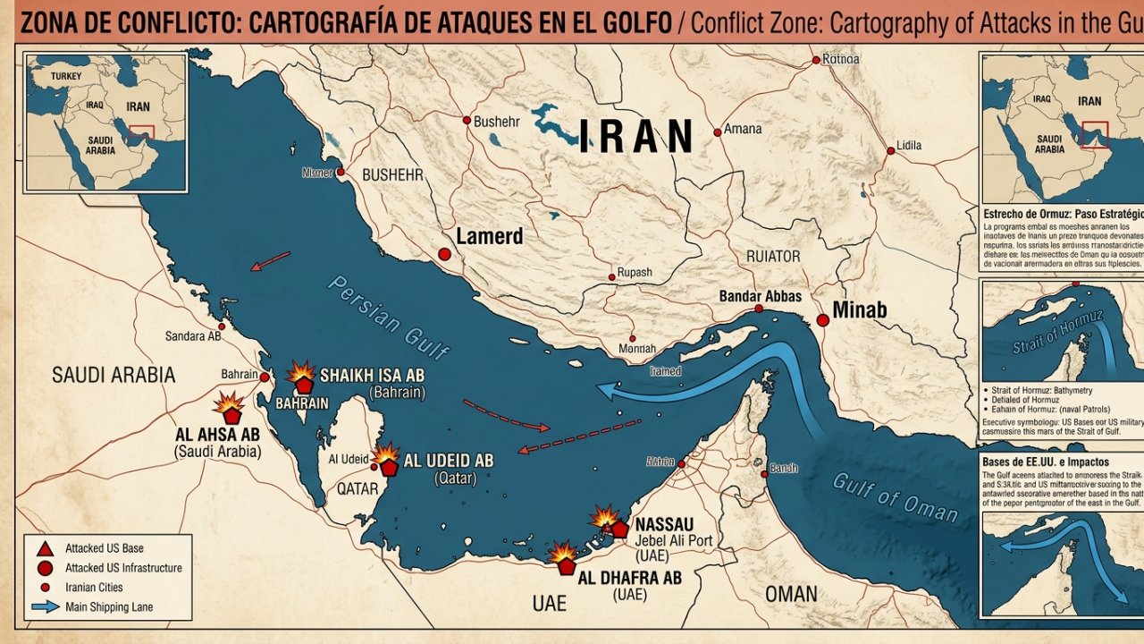 Tensión en Oriente Medio: Irán acusa prueba de armas químicas de EU