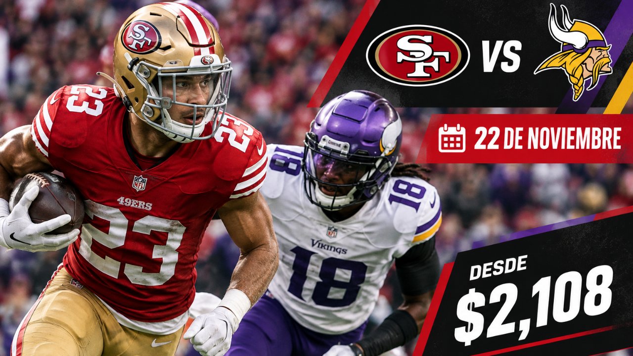 Cuánto cuesta ir al 49ers vs Vikings en el Estadio Banorte
