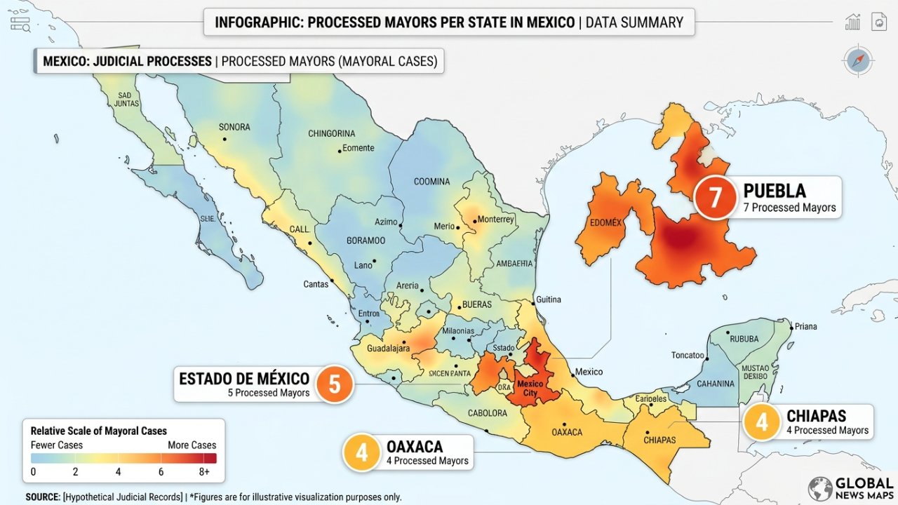 Puebla y Edomex concentran detenciones de ediles en Operación Enjambre