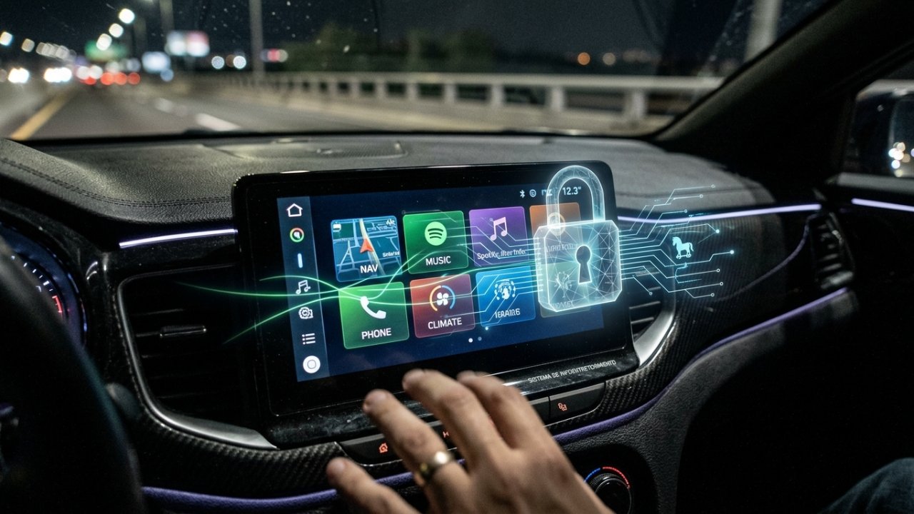 Detectan troyano en pantallas de autos: cómo opera y qué riesgos tiene