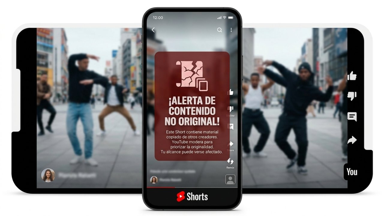 YouTube ajusta su algoritmo: castigo al contenido copiado en Shorts