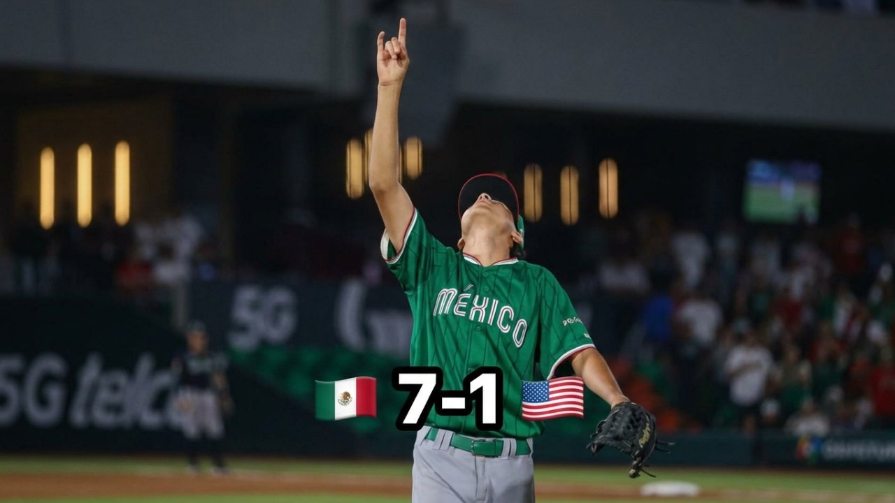 Beisbol Sub 15: México anota rally de 6 carreras y tumba a Estados Unidos