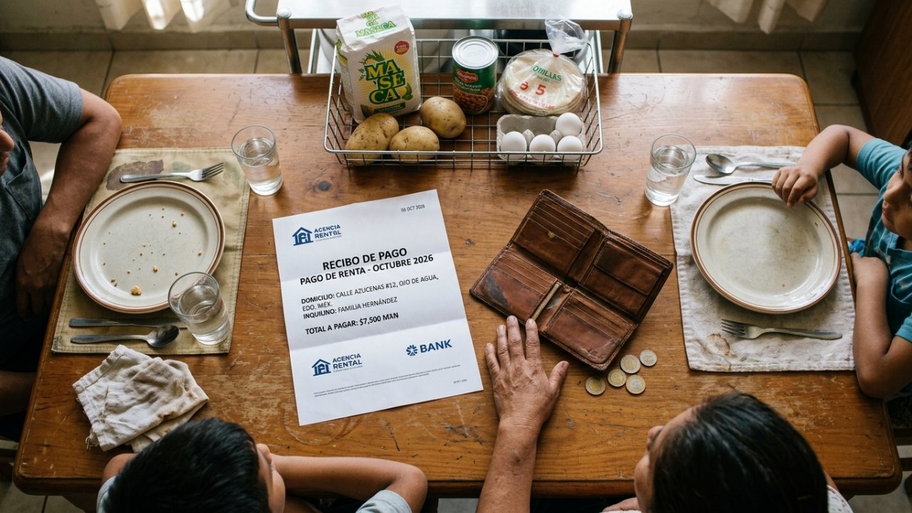 Sacrificar alimentos para pagar renta: la realidad del 80% en México