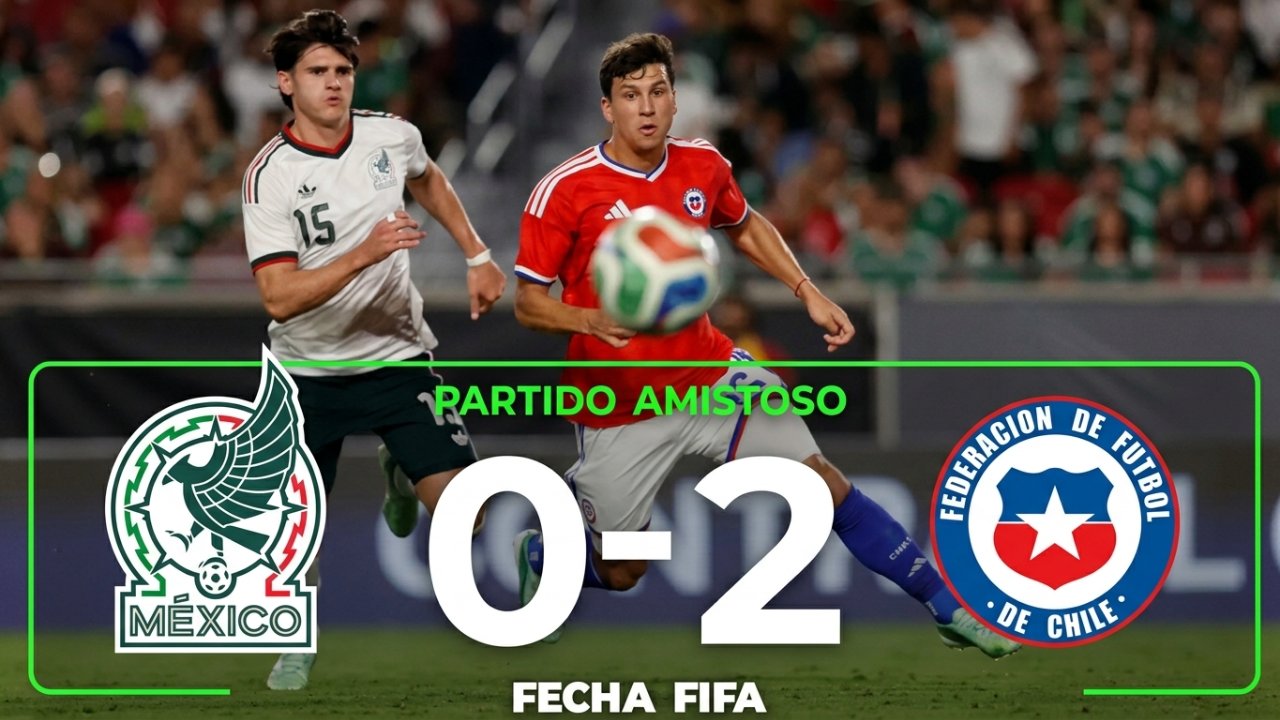 México cae 2-0 ante Chile y enciende las dudas en la era de Rafael Márquez