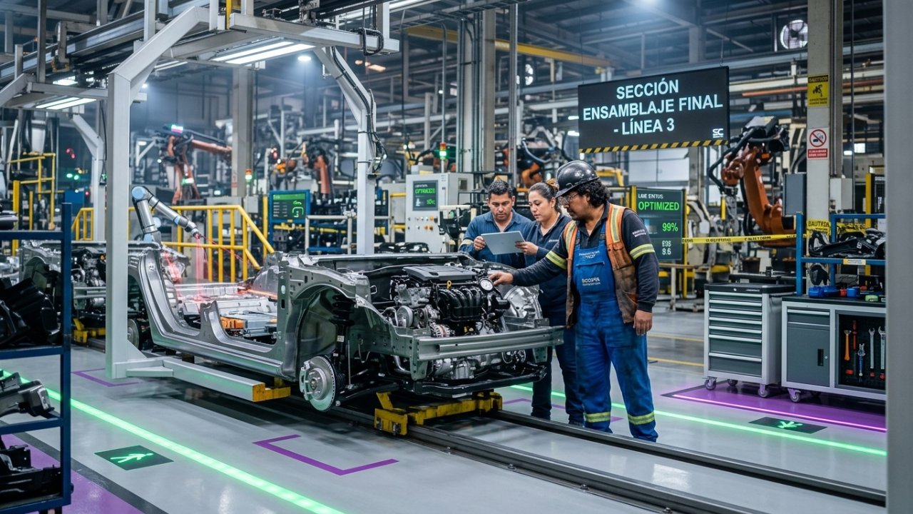 Producción de autos en México cae 15% y marca su peor nivel desde 2021