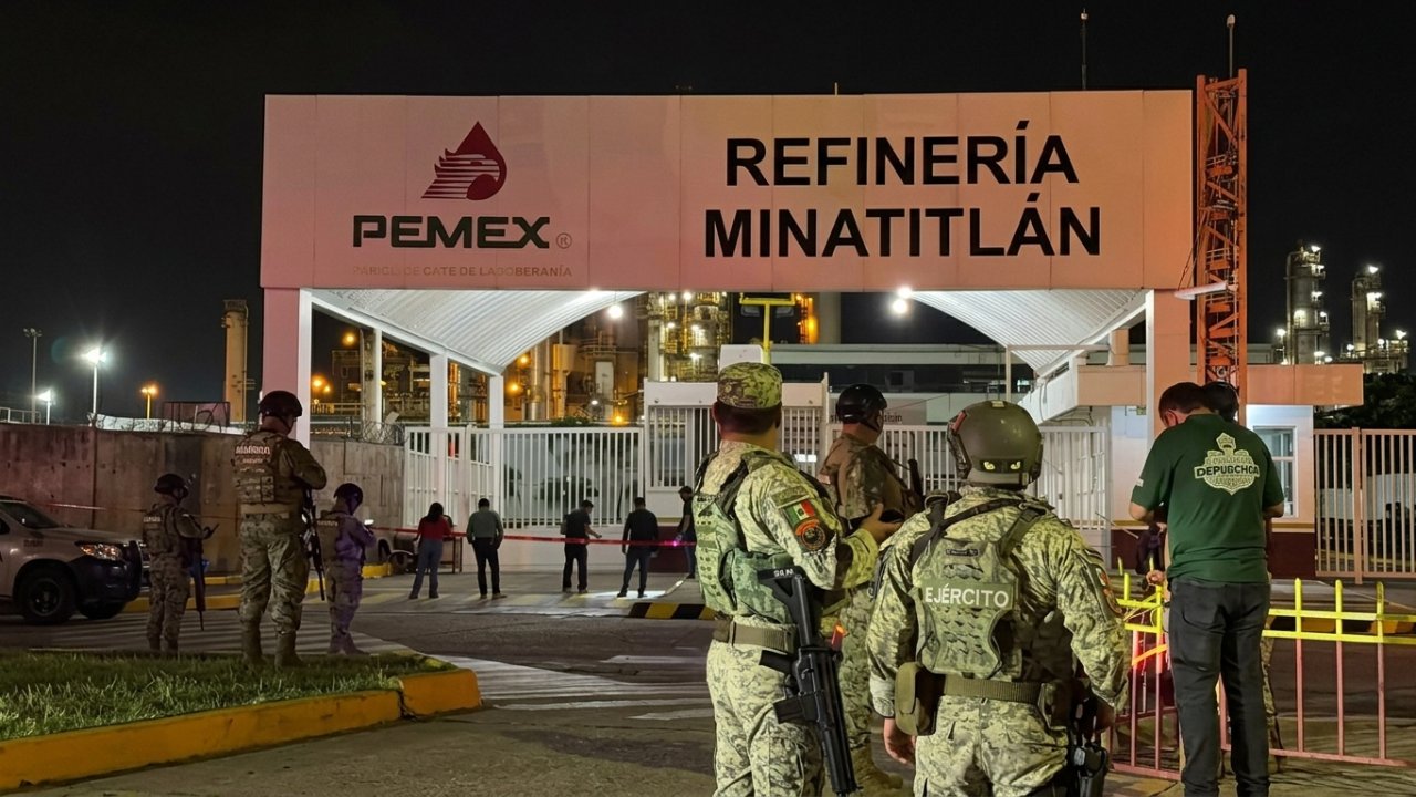 Ataque armado en refinería de Minatitlán deja dos heridos
