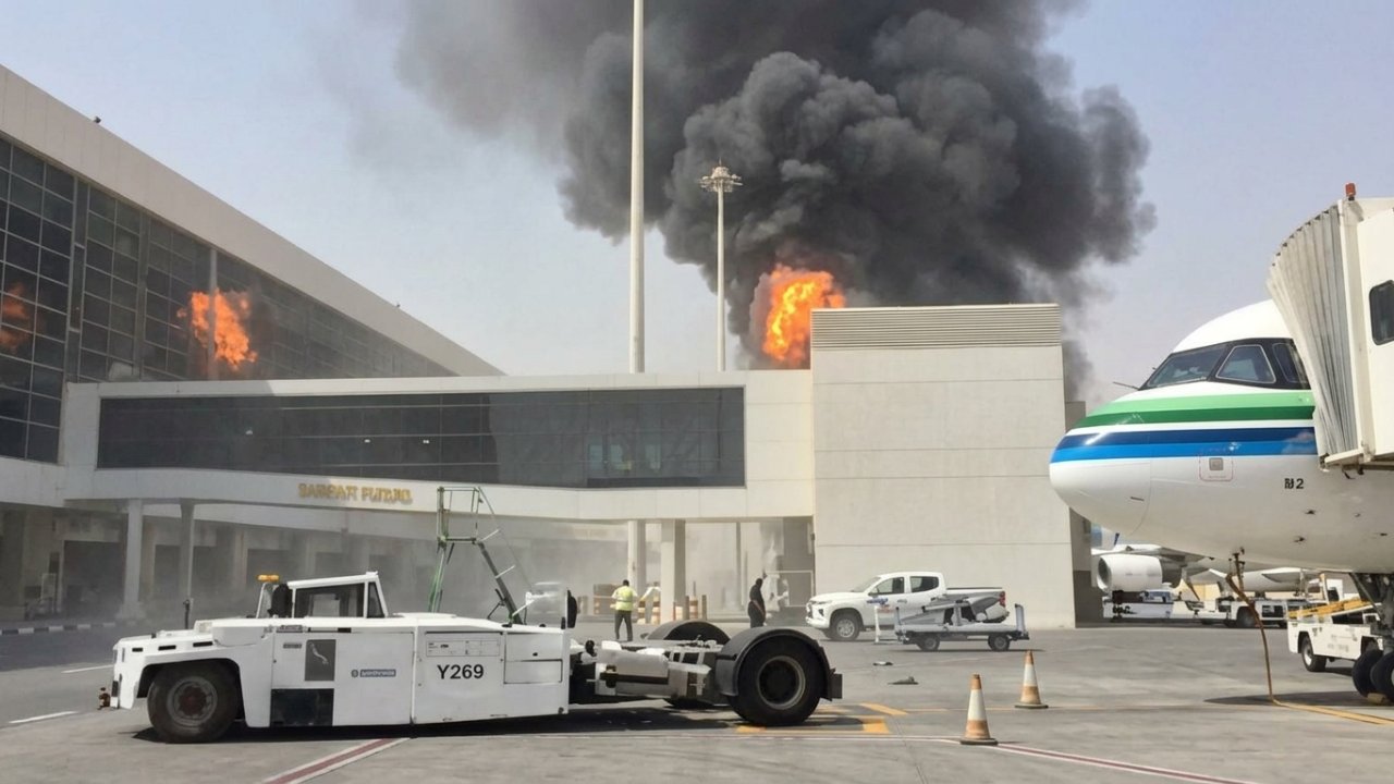Misiles hutíes impactan el aeropuerto de Riad y tensan el Golfo