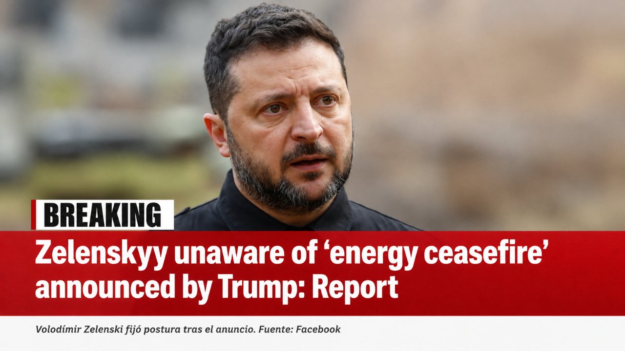 Trump asegura que hay tregua energética entre Ucrania y Rusia, pero Zelenski lo desconoce