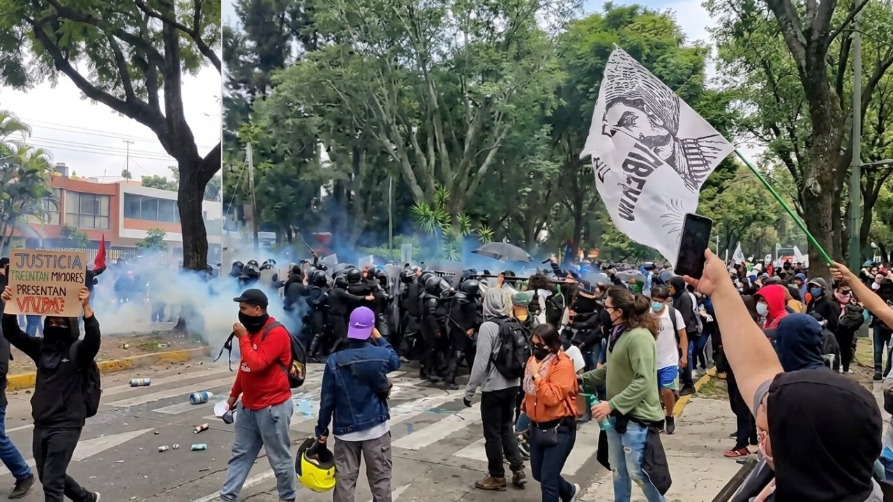 Tensión en Guadalajara: protesta ciudadana por agua sucia termina en repliegue policial