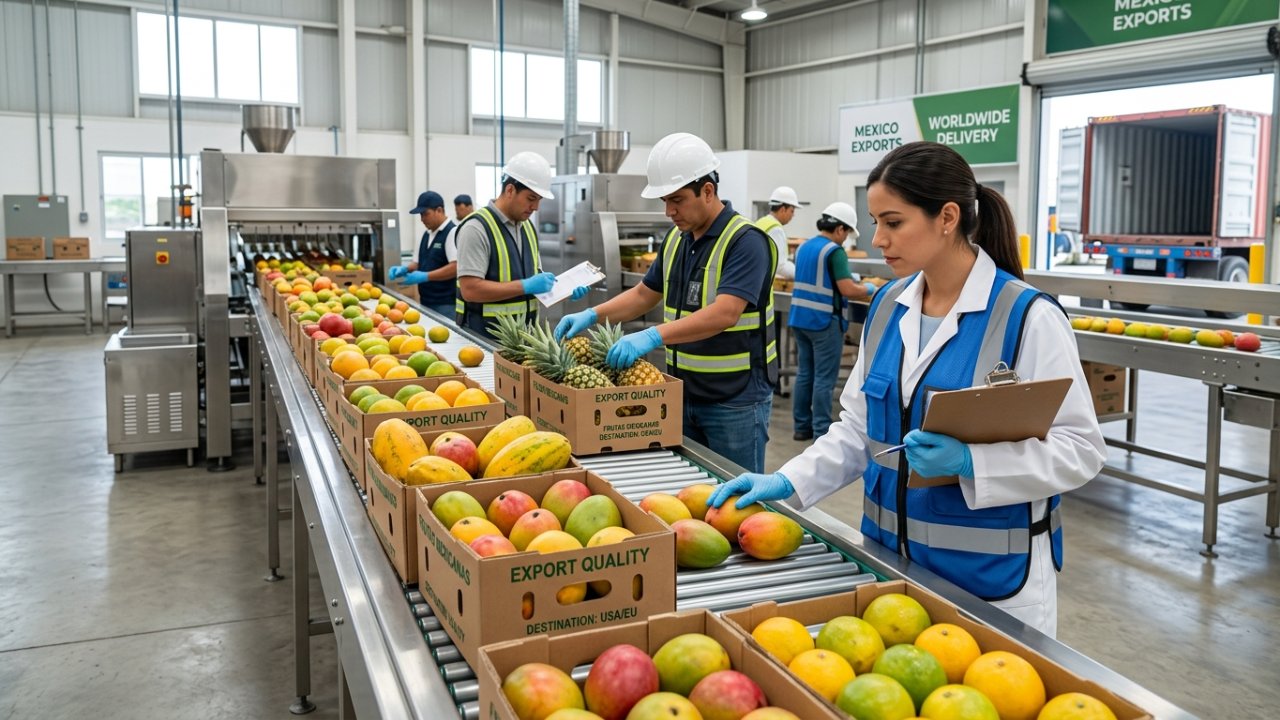 Campo mexicano: el superávit comercial cae 13.1% ante mayores compras externas