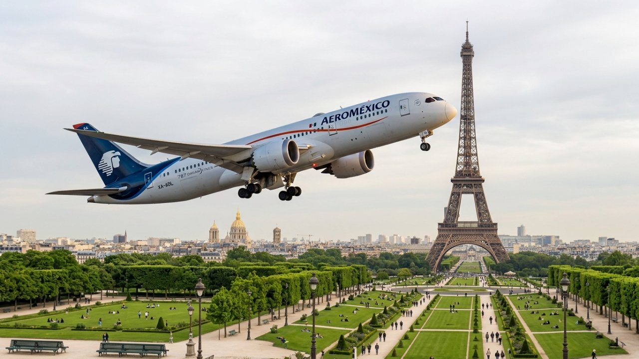 Aeroméxico conectará a París con Guadalajara sin escalas a partir de 2027